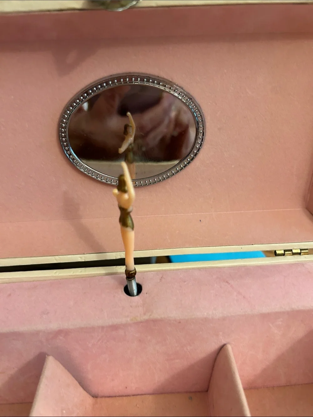Vintage Ballerina Musical Jewelry Box